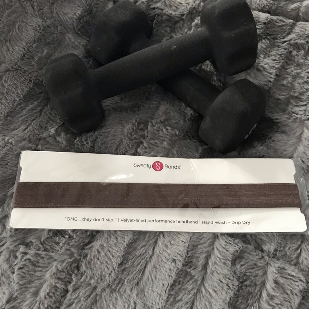 NEW Sweaty band, 1” Brown